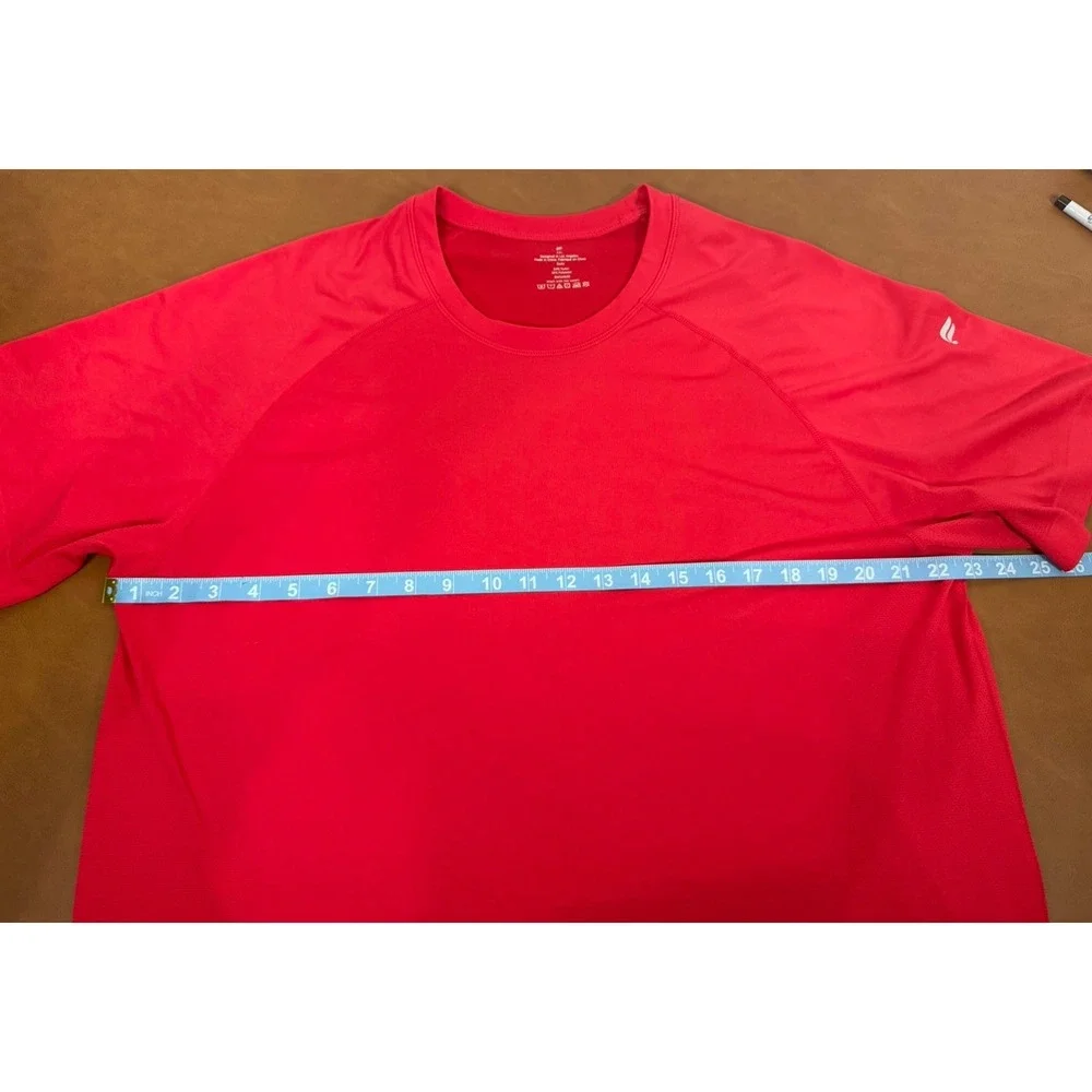 Fabletics T-Shirt Men's 2XL Nylon Polyester Blend Short Sleeve Crewneck